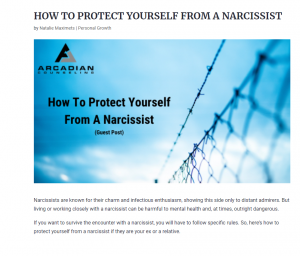 how to protect yourself from a narcissist