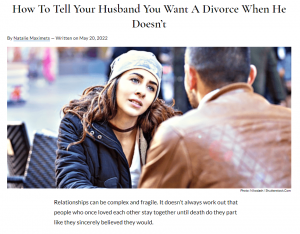 How To Tell Your Husband You Want A Divorce When He Doesn’t