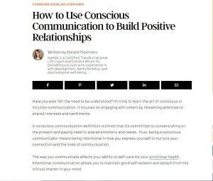 How to Use Conscious Communication to Build Positive Relationships